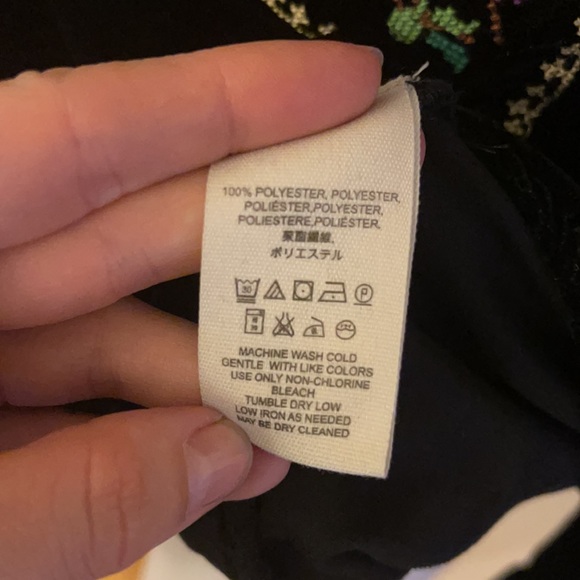 Free People Velvet Embroidered Sheath Dress - Picture 10 of 11